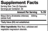 Maqui Berry 500 mg/60 καπάκια