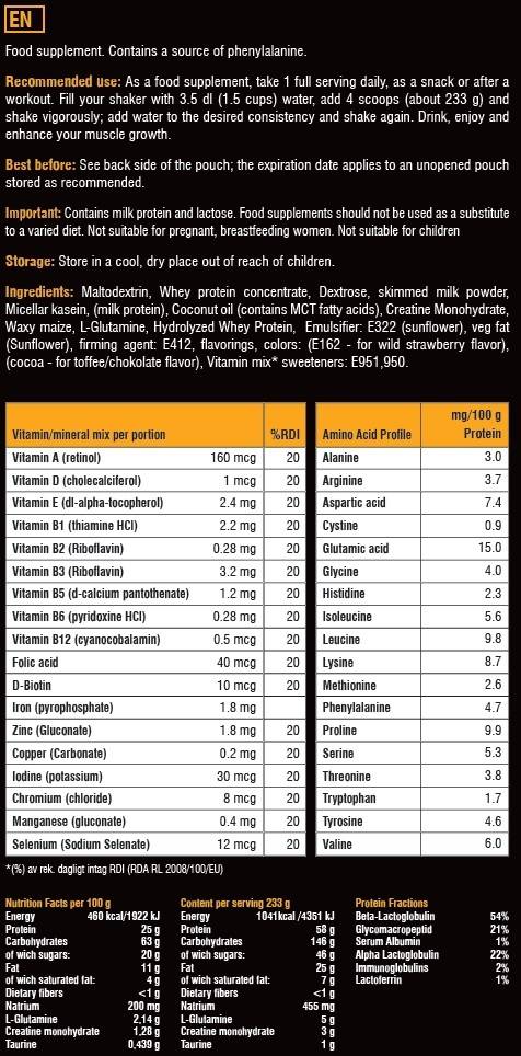 Massive Mass Gainer - 7000 γραμμάρια