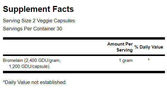 Μέγιστη αντοχή βρωμέλαιου 1.200 GDU 500 mg - 60 κάψουλες