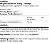 Mega Glucosamine 750 mg 120 κάψουλες