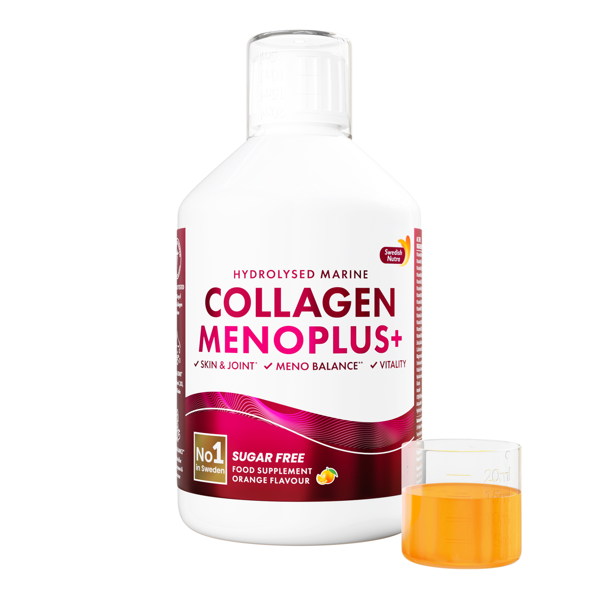 Menoplus+ Fish Collagen 10.000 mg για γυναίκες 40+ | 500 ml
