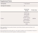 Φολικό μεθυλικό 5000 MCG - 50 κάψουλες