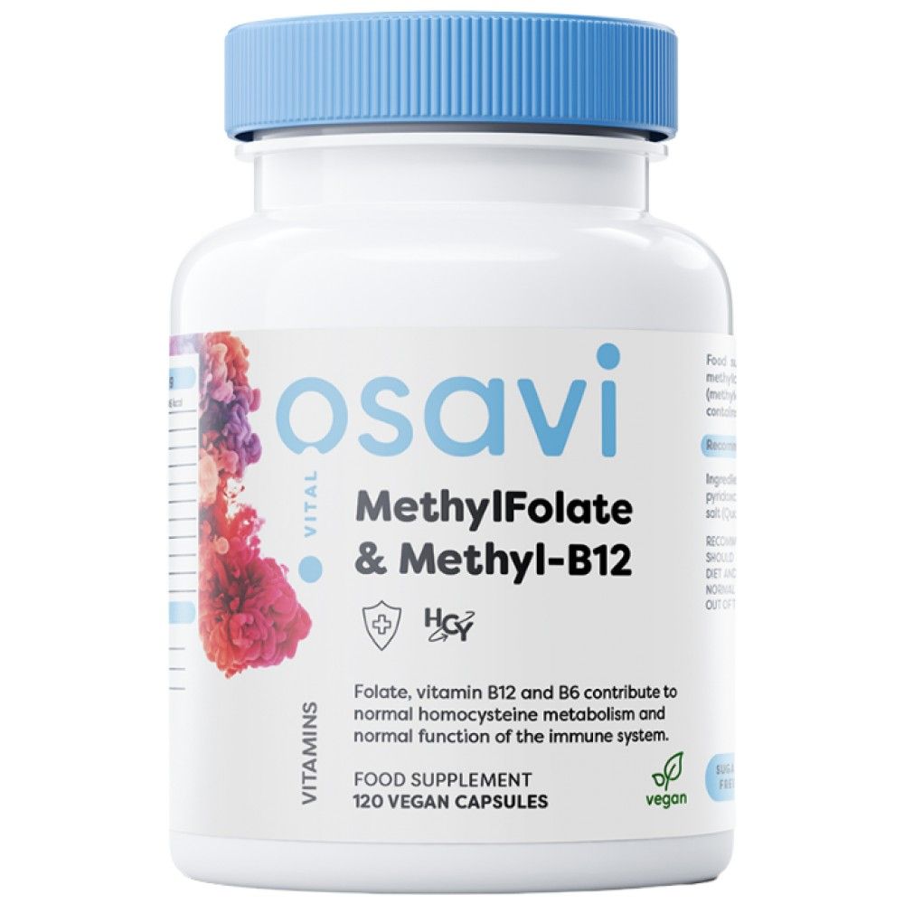 Μεθυλοφολικό & μεθυλ-Β12 | με τις κάψουλες Quatrefolic® - 120