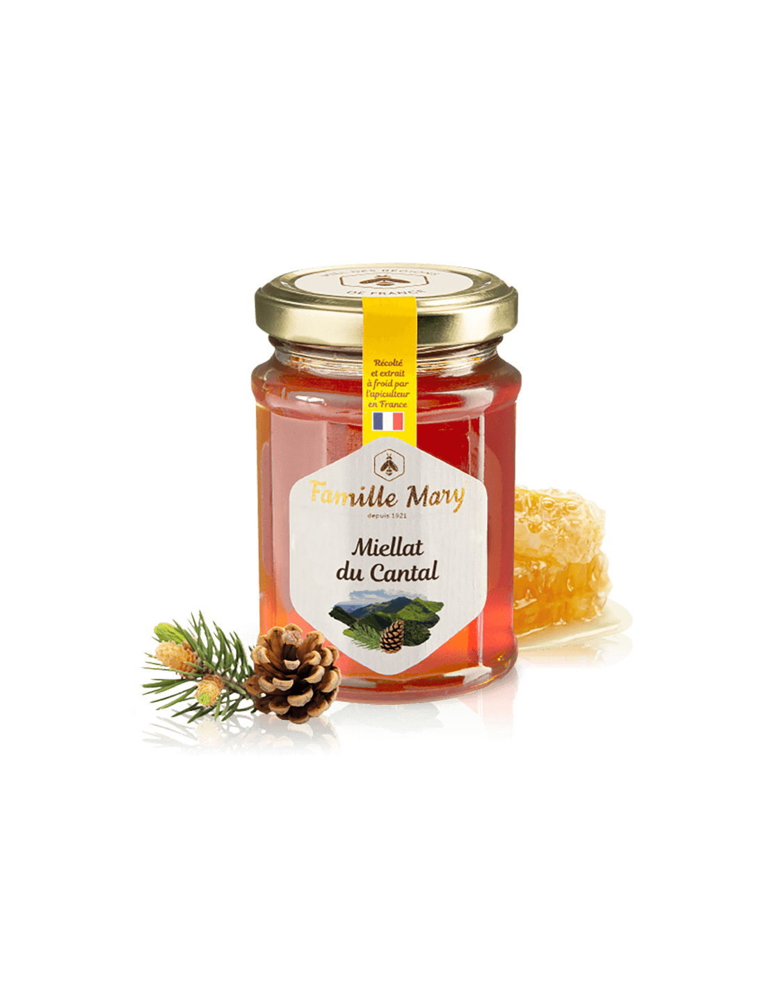 Miellat du Candal/Bee Honey (Honeydew) από βελόνες πεύκου, 230 g famille Mary