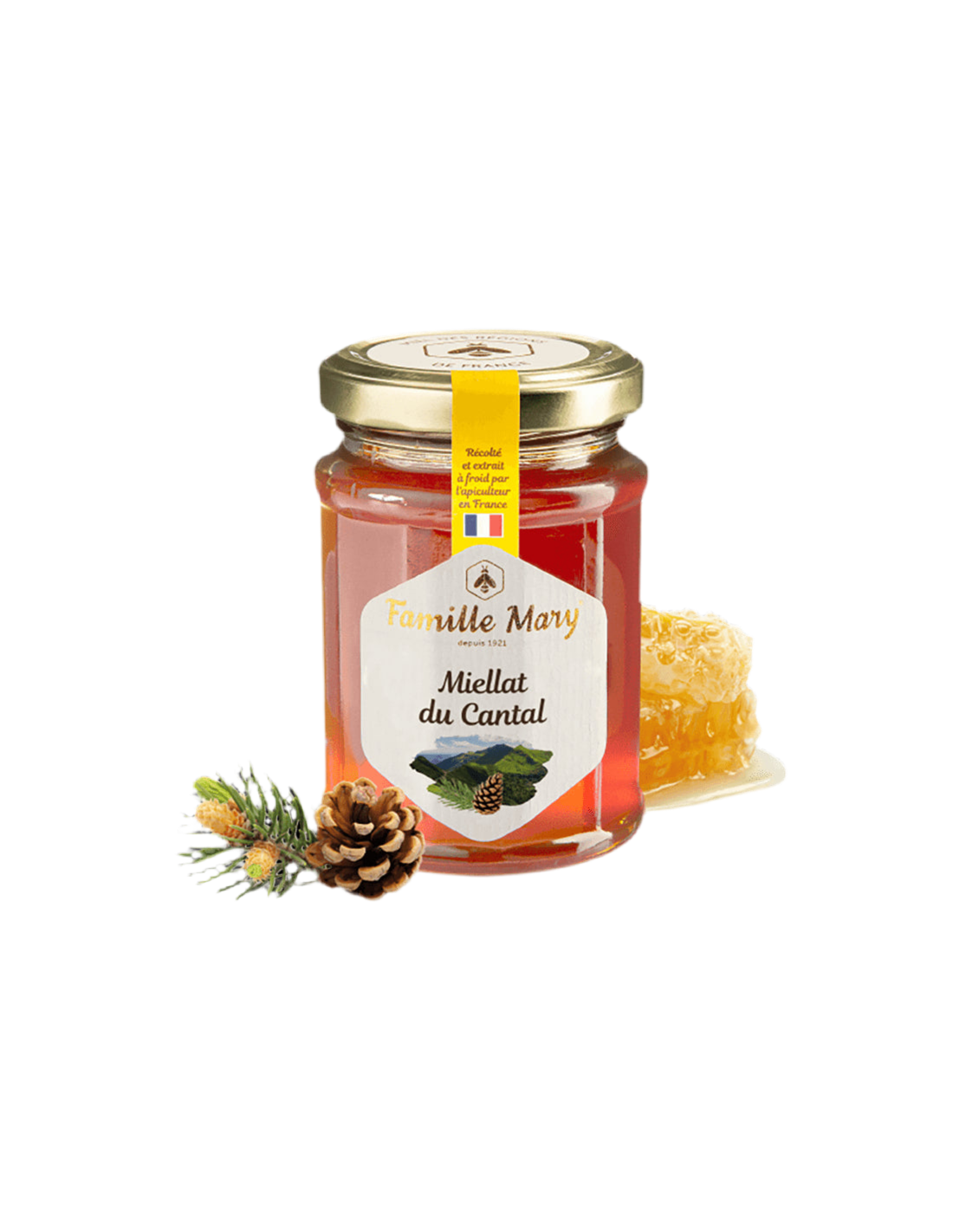 Miellat du Candal/Bee Honey (Honeydew) από βελόνες πεύκου, 230 g famille Mary