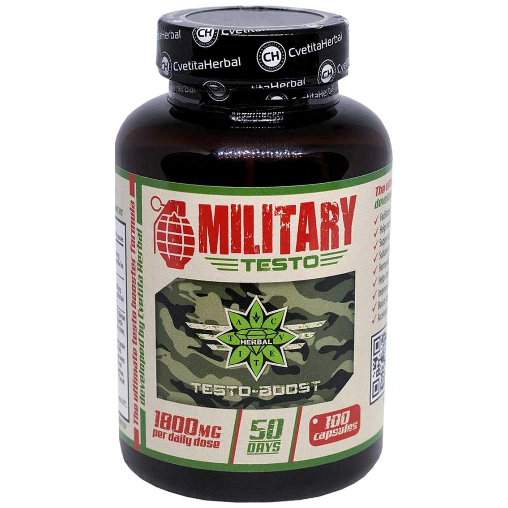 Military Testo 900 mg - 100 κάψουλες