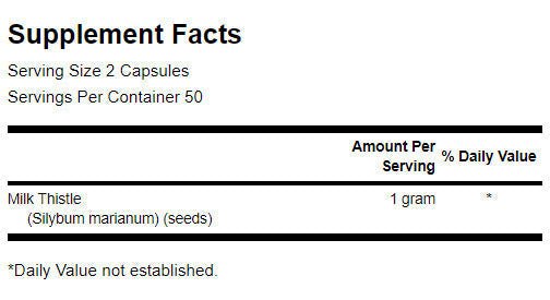 Γάλα γαϊδουράγκαθο 500 mg - 100 κάψουλες