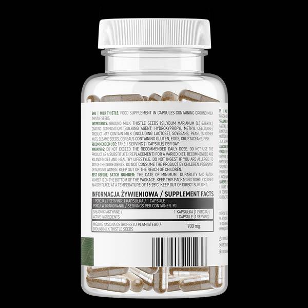 Milk Thistle 700 mg/Vege - 90 κάψουλες