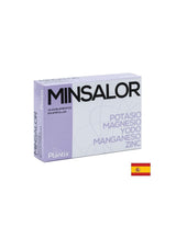 Minsalor Oligoelementos - Κάλιο, μαγνήσιο, ιώδιο, μαγγάνιο, ψευδάργυρος/Για απώλεια βάρους, 20 αμπούλες για πόση Arte<tc>san</tc>μεταξύ