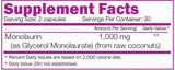 Monolaurin 1000 mg - 60 κάψουλες