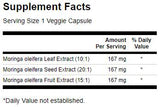 Moringa Oleifera 501 mg - 60 κάψουλες