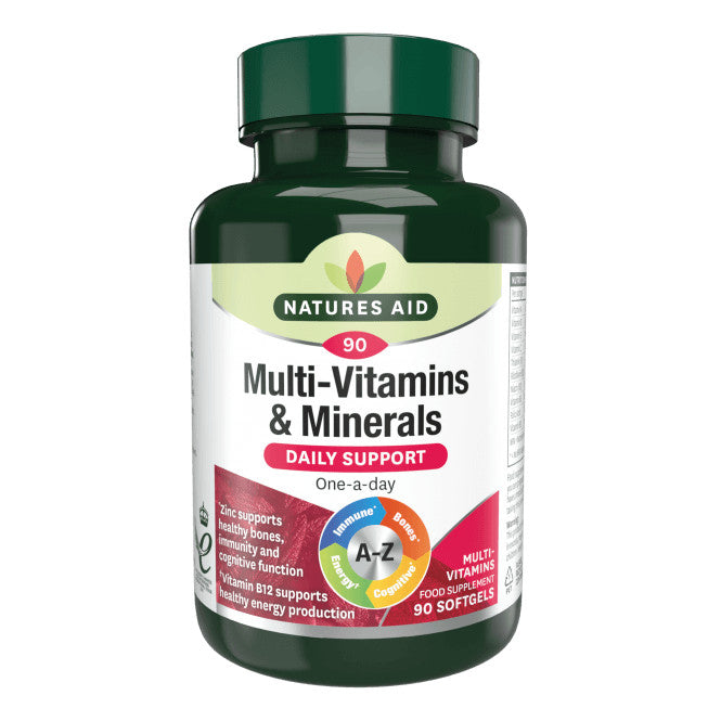 Multi-Vitamins & Minerals (Multi-Vitamins & Minerals) 90 Softgels NatuesAid