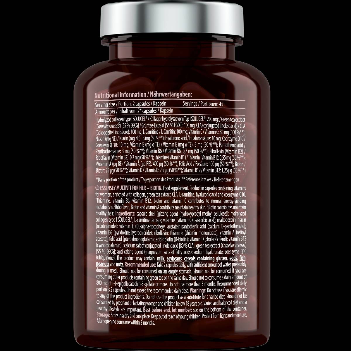 Multivit για την + βιοτίνη της - 90 κάψουλες