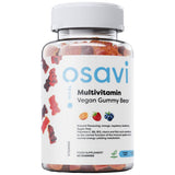 Multivitamin Vegan Gummy Bear | Πορτοκαλί, βατόμουρο, βατόμουρο - 60 κολλώδη καραμέλες