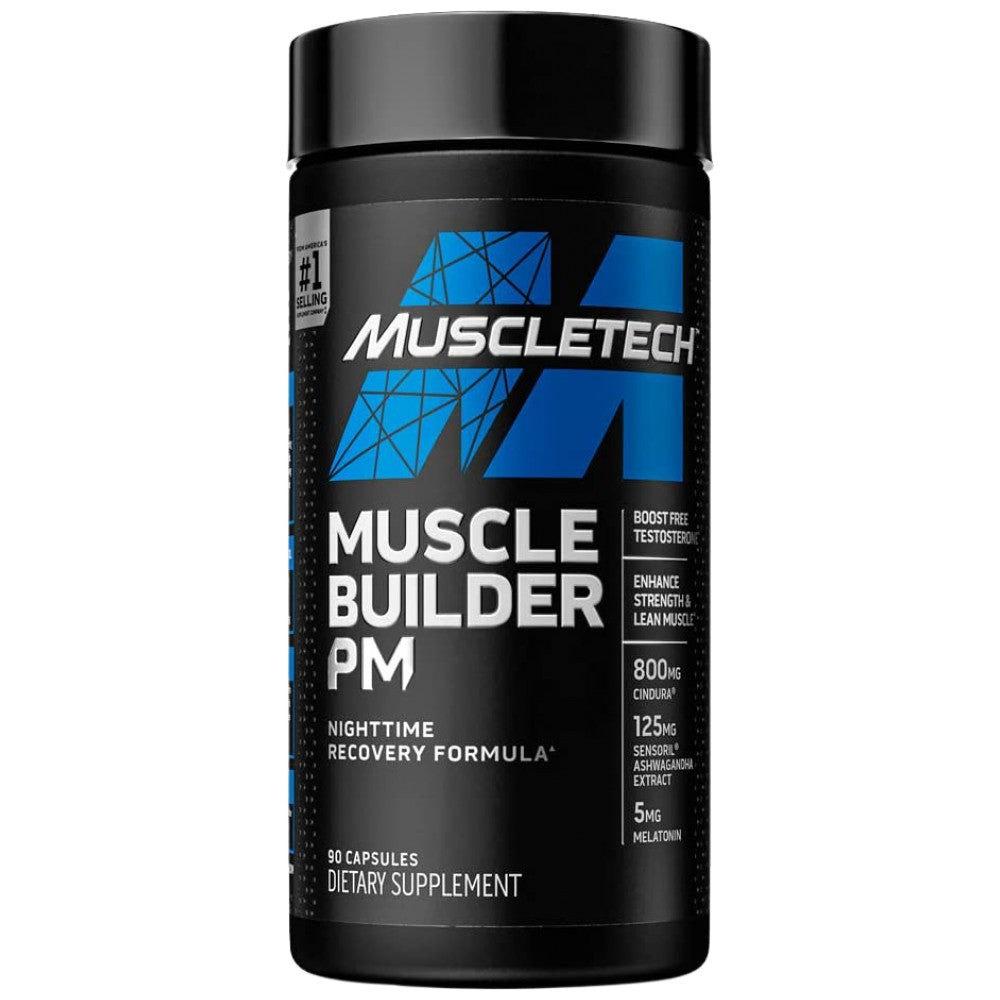 Muscle Builder PM | Φόρμουλα ανάκτησης νύχτας - 90 κάψουλες