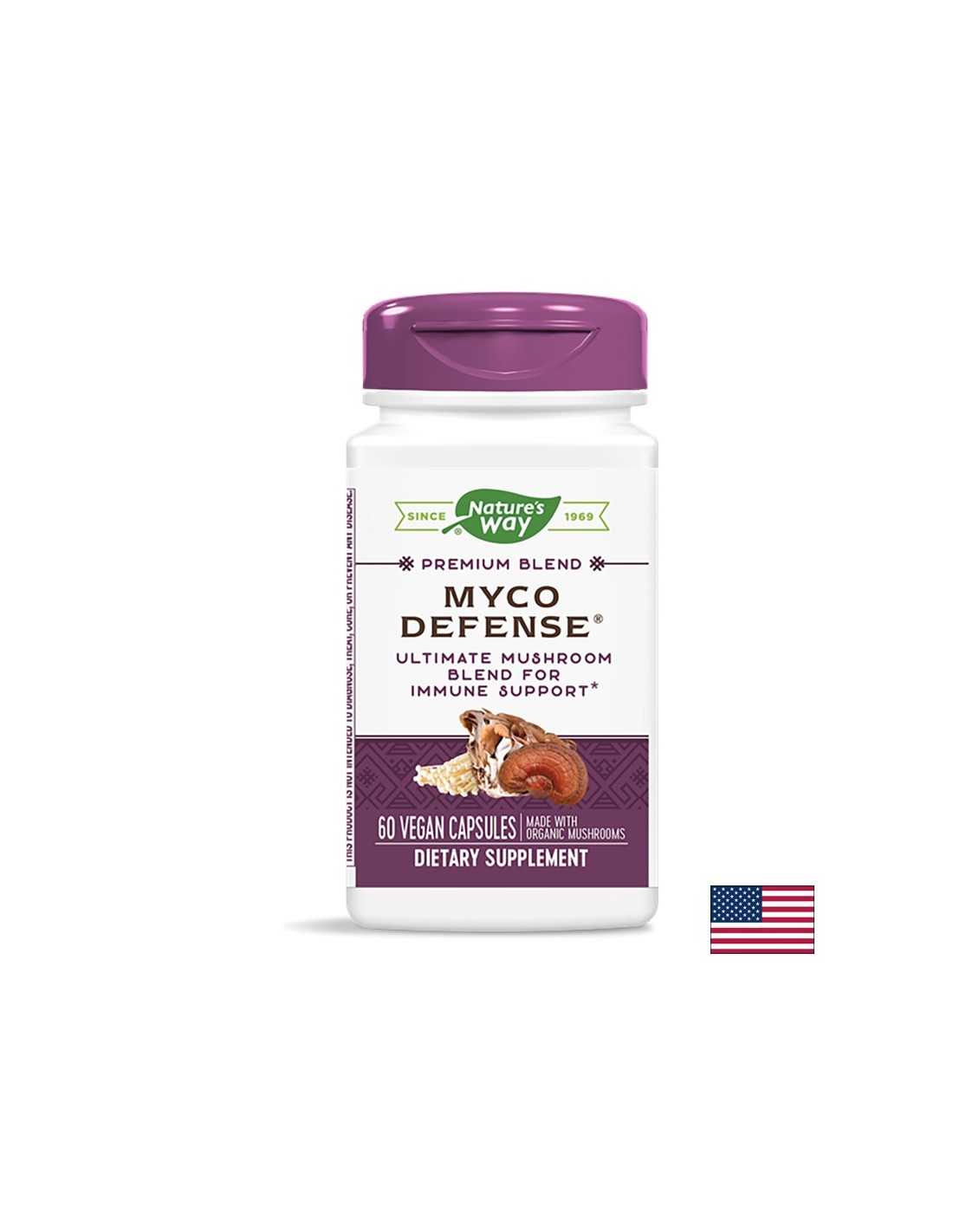 Myco Defense 555 mg - 60 κάψουλες