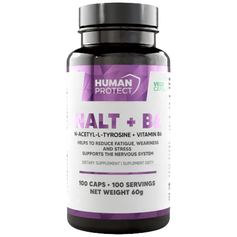 Nalt + b6 | 500 mg Ν-ακετυλο-τυροσίνη-100 κάψουλες