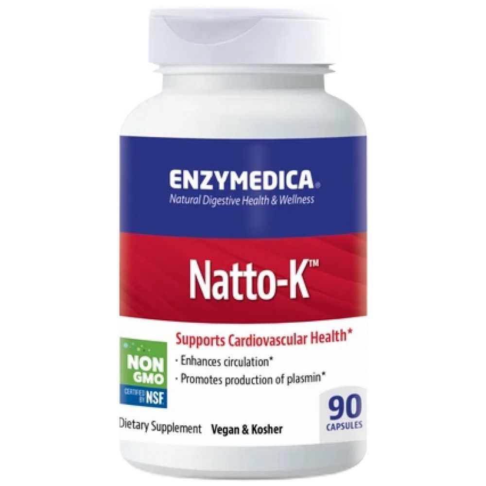 Natto-k | ΝΑΤΟΚΙΝΑΣΗ ΜΕ ΒΡΟΜΕΛΑΝΙ ΚΑΙ ΕΝΣΩΜΑ - 90 κάψουλες