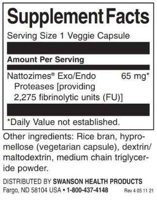 Nattozimes 65 mg - 90 κάψουλες