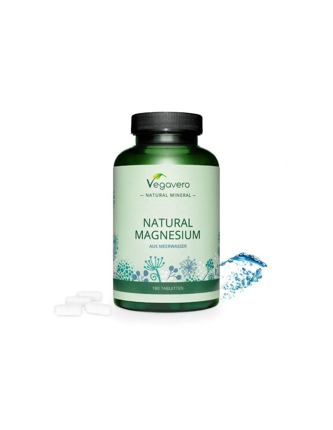 Φυσικό Μαγνήσιο, 180 δισκία, 100% Vegan <tc>Vegavero</tc>