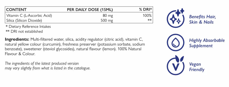 Φυσικό Πυρίτιο+ /500 ml, 33 ΔΟΣΕΙΣ/ <tc>Swedish Nutra</tc>