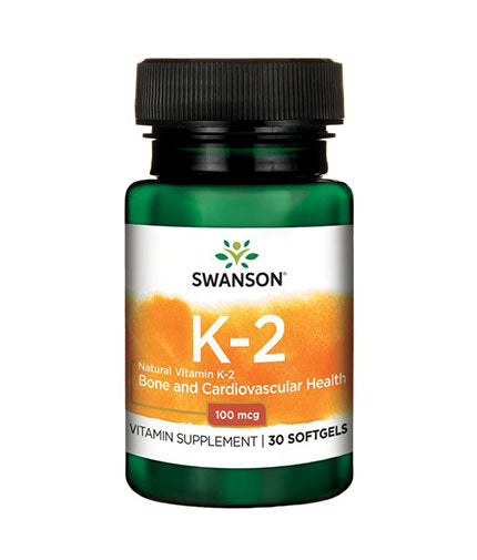 Φυσική βιταμίνη Κ2 100 mcg - 30 κάψουλες γέλης