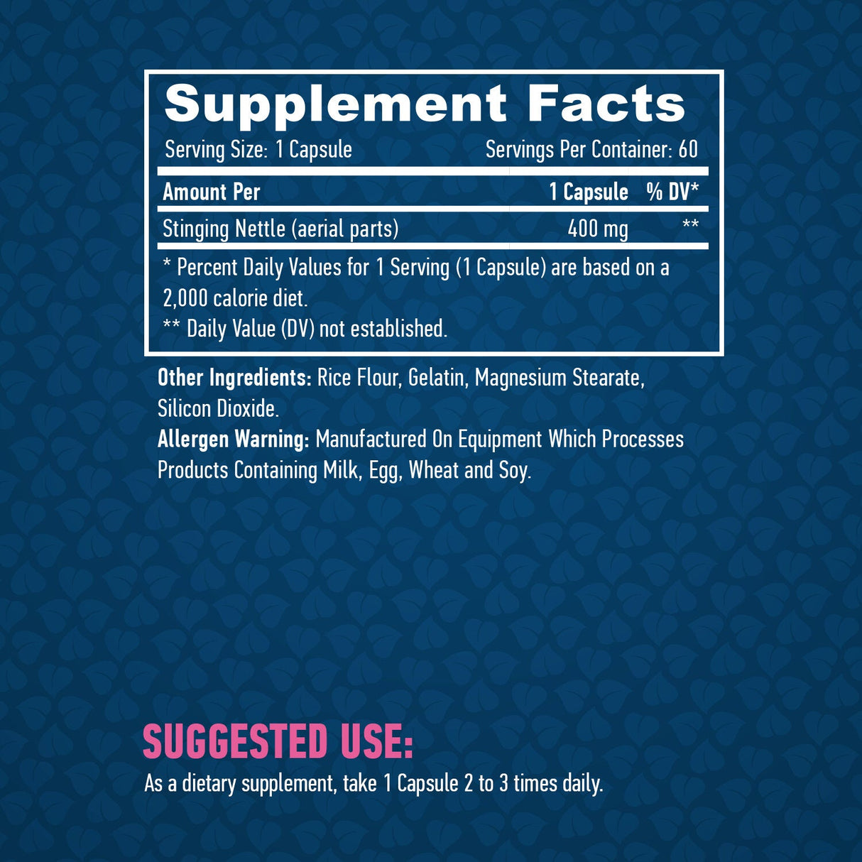 Nettles 400mg./60 καπάκια.