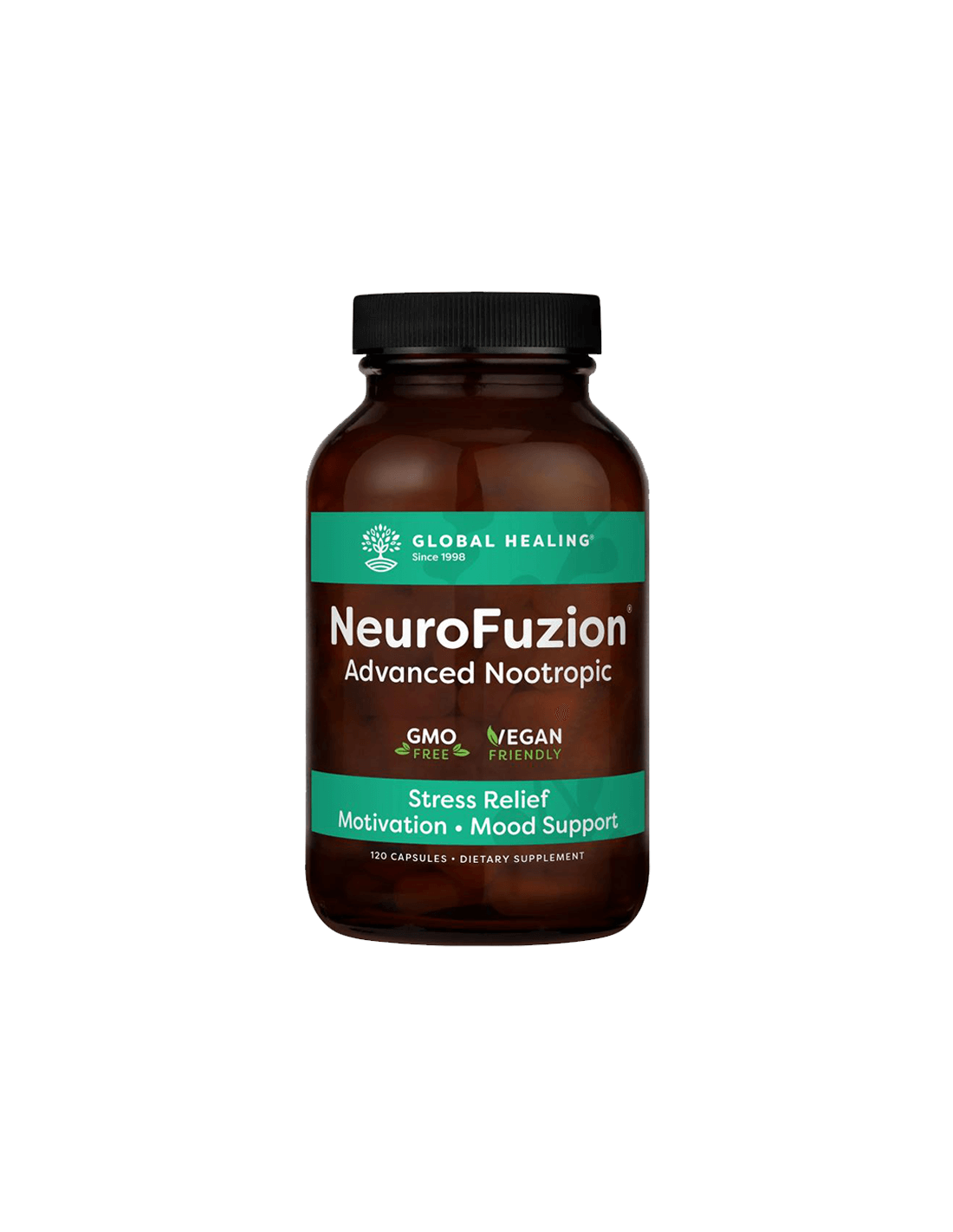 Neurofuzion® - Βότανα και ορυκτά κατά του στρες και της έντασης, 120 κάψουλες παγκόσμια επούλωση