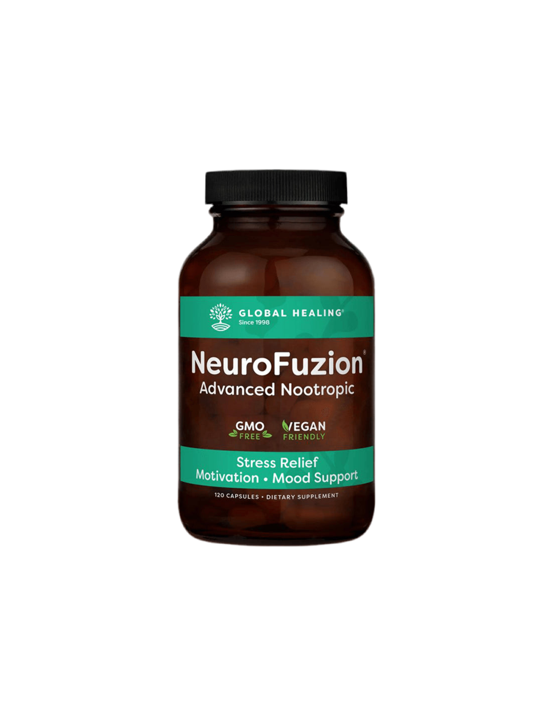 Neurofuzion® - Βότανα και ορυκτά κατά του στρες και της έντασης, 120 κάψουλες παγκόσμια επούλωση