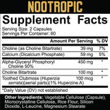 Nootropic | Σειρά πυρήνα - 120 κάψουλες