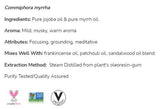 Μίγμα πετρελαίου Myrrh | Commiphora myrrha - 30 ml