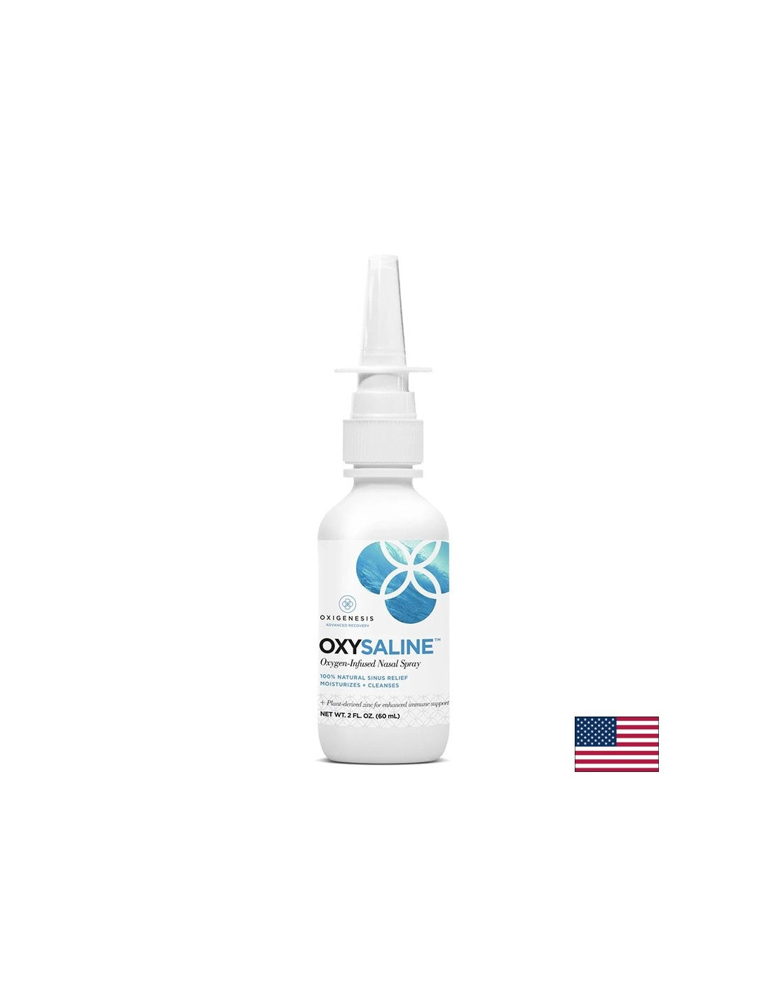 OXYSALINE™ Ρινικό σπρέι οξυγόνου, 60 ml