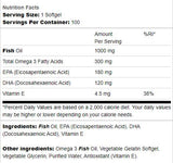 Ωμέγα 3 1000 mg - 100 κάψουλες πηκτής