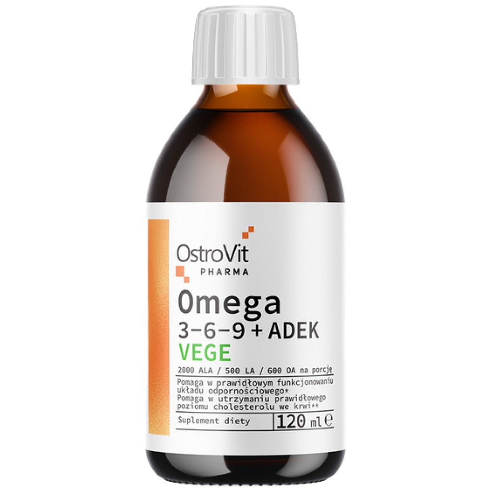 Omega 3-6-9 Liquid + Adek | Βιταμίνη A + D + E + K 120 mL