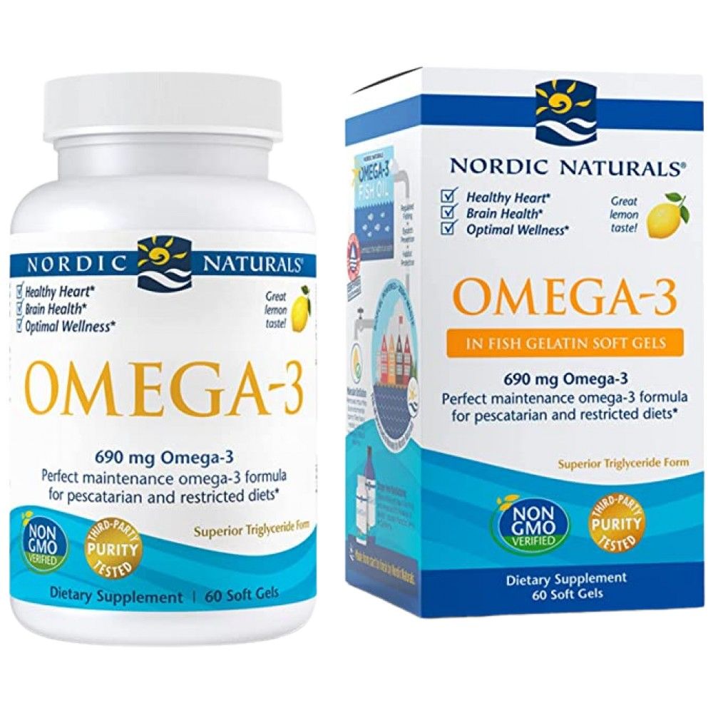 Ωμέγα -3 690 mg - 60 softgels