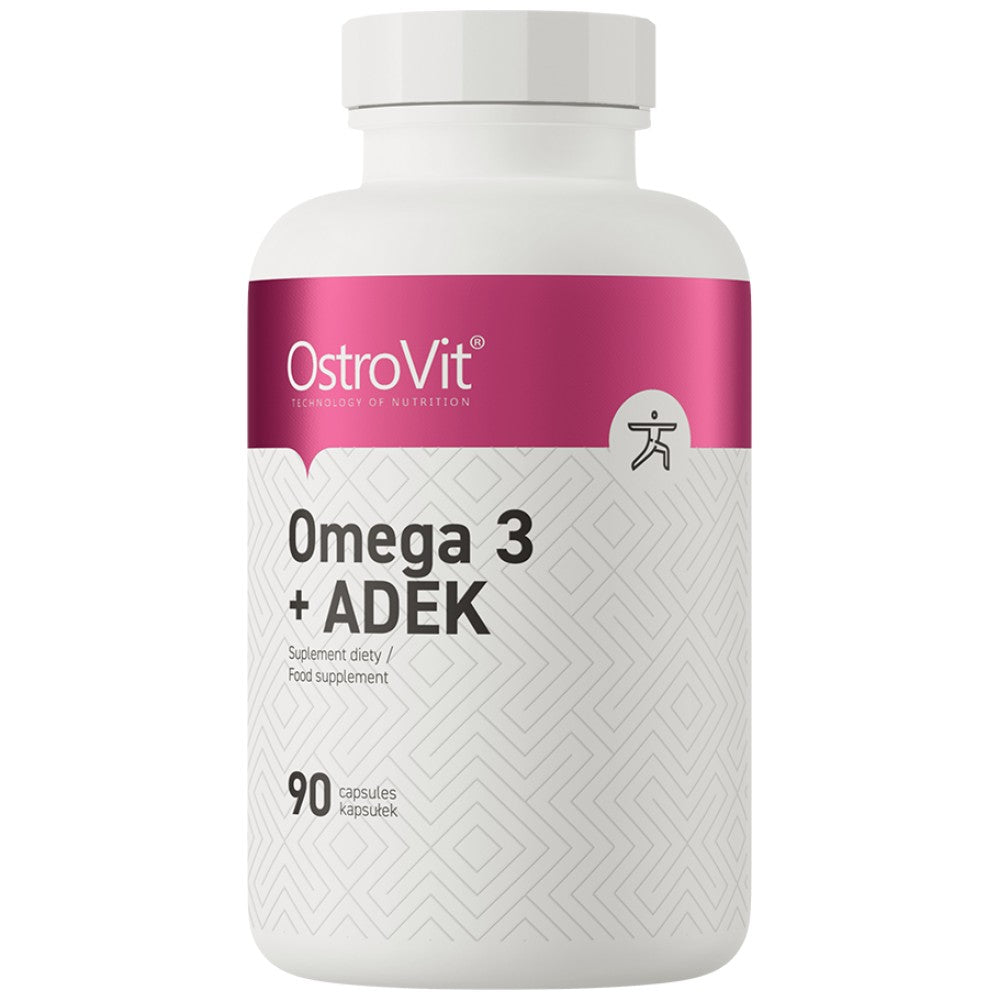 Omega 3 + ADEK/Vitamin A + D + E + K - 90 κάψουλες Gel