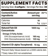 Omega-3 BP Optimum | Με βιταμίνη Ε - 60 κάψουλες gel