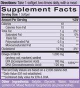 Ωμέγα-3 ιχθυέλαιο 1000mg. 60 Softgels
