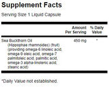 Omega-7 Λάδι από το Sea Buckthorn Oil 30 κάψουλες