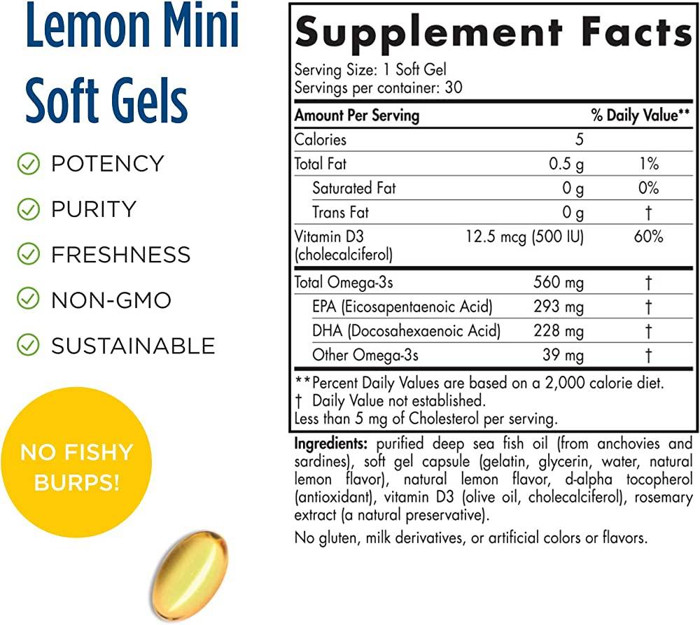 OMEGA ONE 560 mg - 30 κάψουλες πηκτής