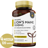 Βιολογικό Lion's Mane 120 Vcaps. <tc>Nutravita</tc>