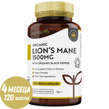 Βιολογικό Lion's Mane 120 Vcaps. <tc>Nutravita</tc>