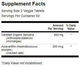 Οργανική Spirulina & Astaxanthin - 120 δισκία