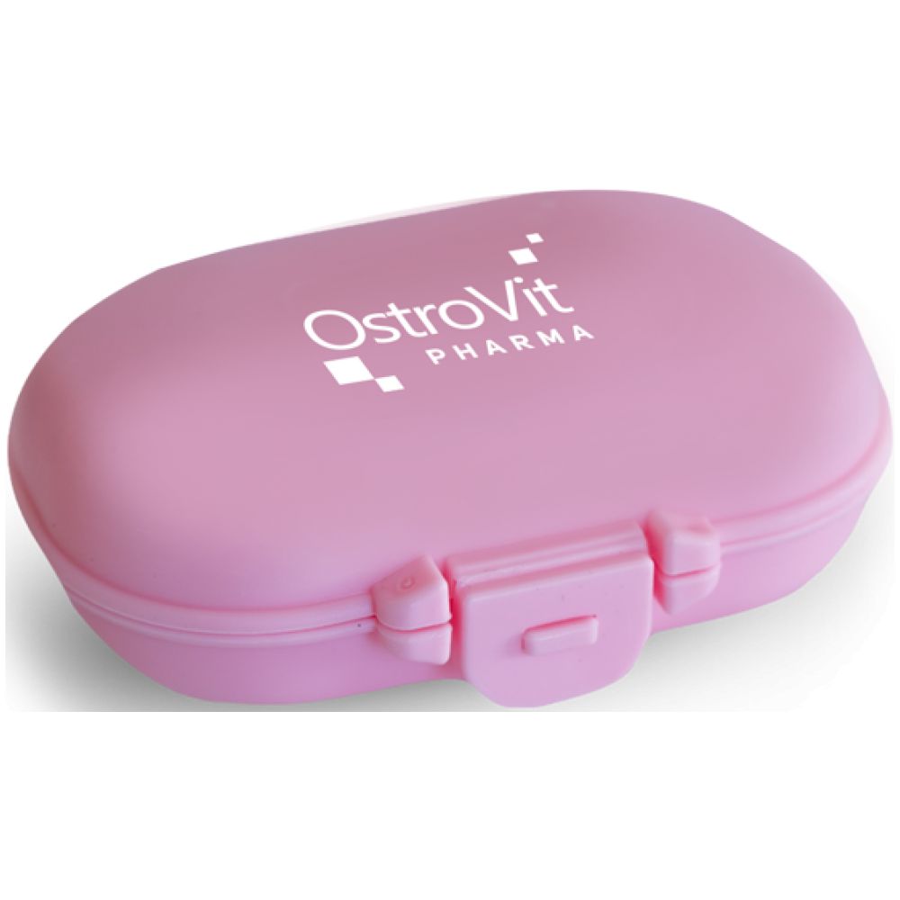 <tc>OstroVit</tc> Κουτί για χάπια/Κουτί για κάψουλες/Νέο ροζ
