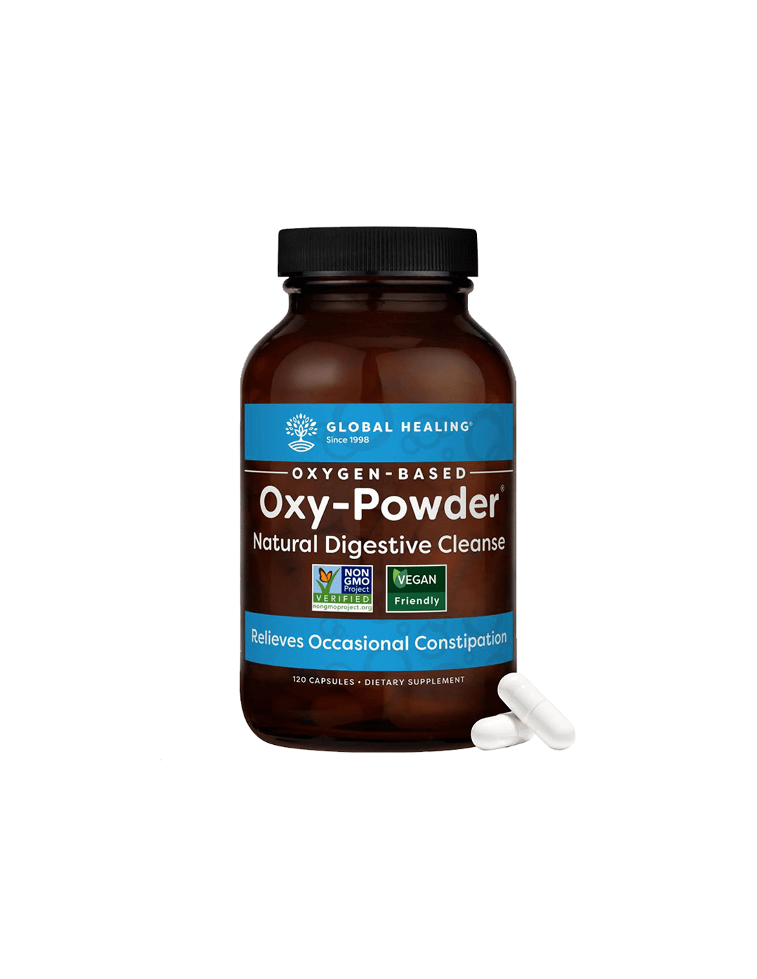 Oxy -Powder Natural Pigestive Cleanse - Φυσικό πεπτικό καθαρισμό, 60 κάψουλες παγκόσμια επούλωση