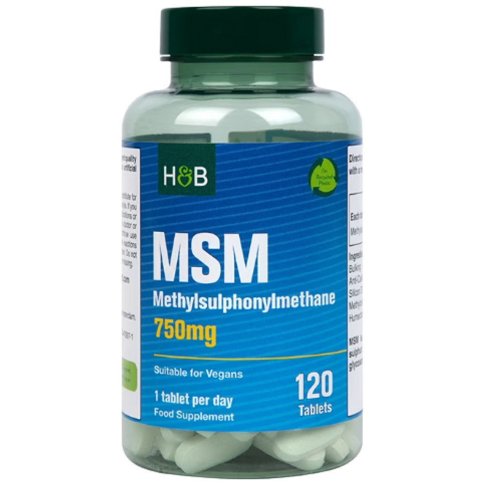 MSM/μεθυλοσουλφονυλμεθάνιο 750 mg - 120 δισκία