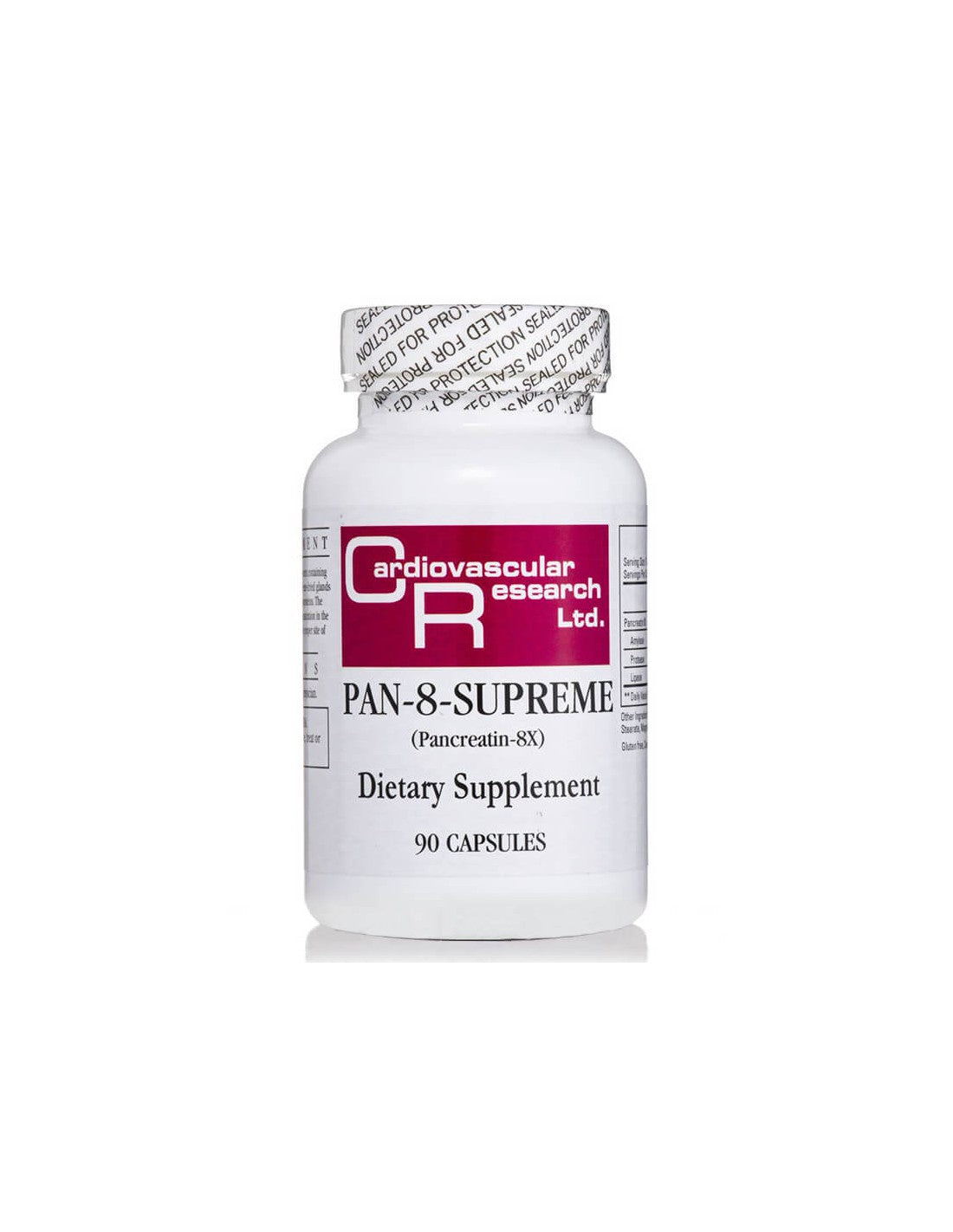 Ενζυμική σύμπλεξη pan-8-supreme-για καλή πέψη και άνεση στο στομάχι, 90 κάψουλες