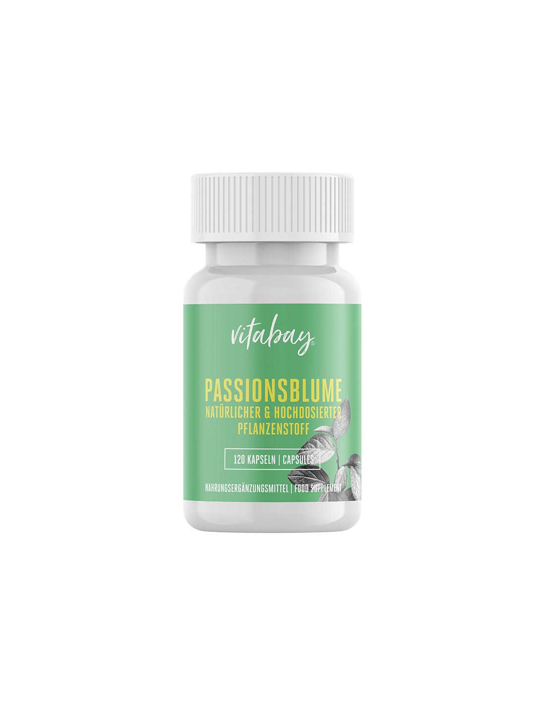 Εκχύλισμα Passionsblume - Λουλούδι του πάθους 3750 mg, 120 κάψουλες <tc>Vitabay</tc>