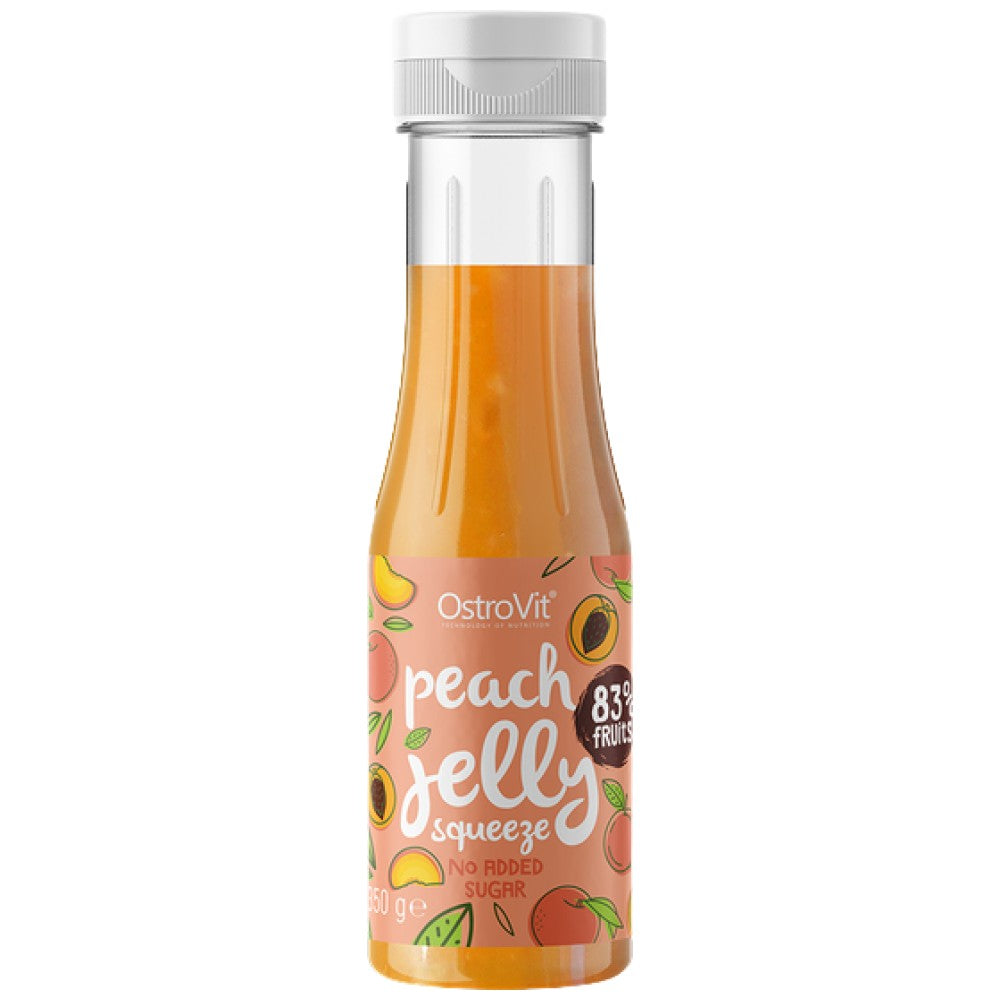 Ροδάκινο 83% Ζελέ Squeeze | Χωρίς προσθήκη ζάχαρης 350 ml