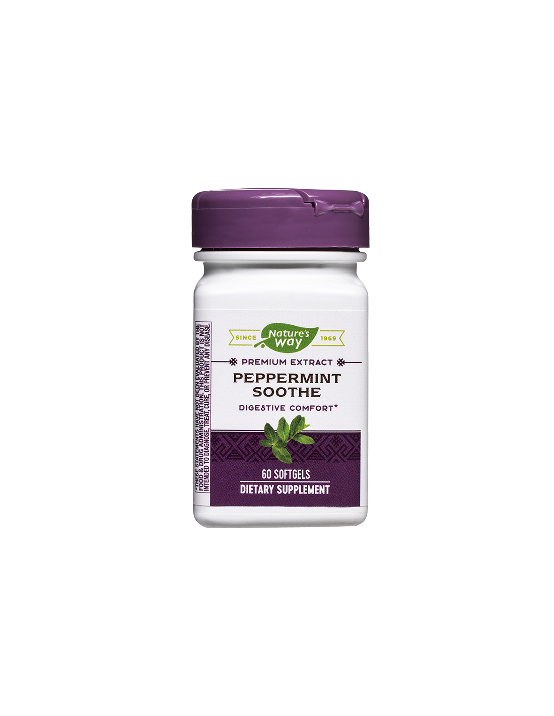 Peppermint Soothe - Herbal Mix για καλή πέψη, 60 Softgels Nature's Way